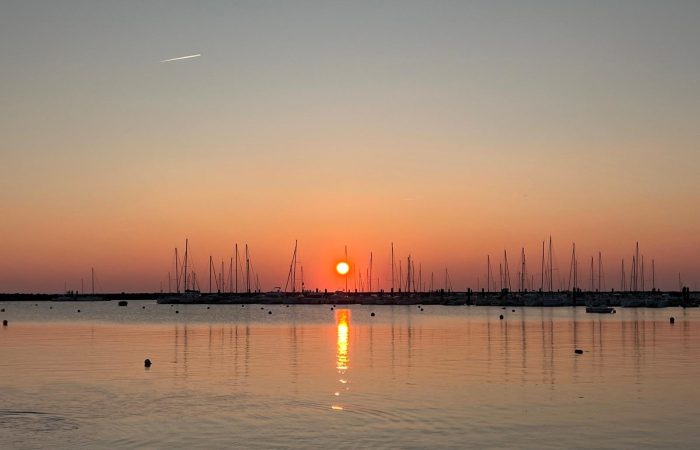 Coucher de soleil sur la côte ouest de l’île de Noirmoutier