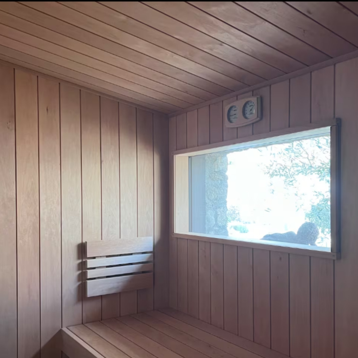 Sauna dans l’espace bien-être partagé