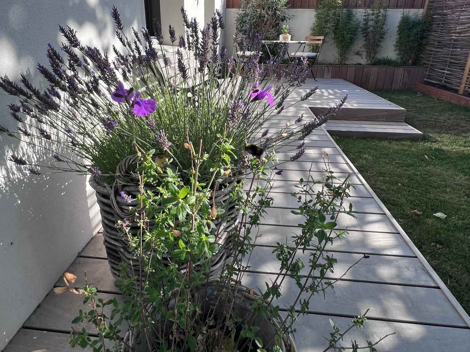 Terrasse et jardin de la suite ONNO II à L’Épine sur l’île de Noirmoutier